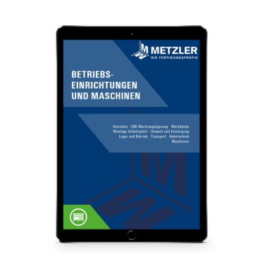 METZLER Blätterkatalog Betriebseinrichtungen und Maschinen
