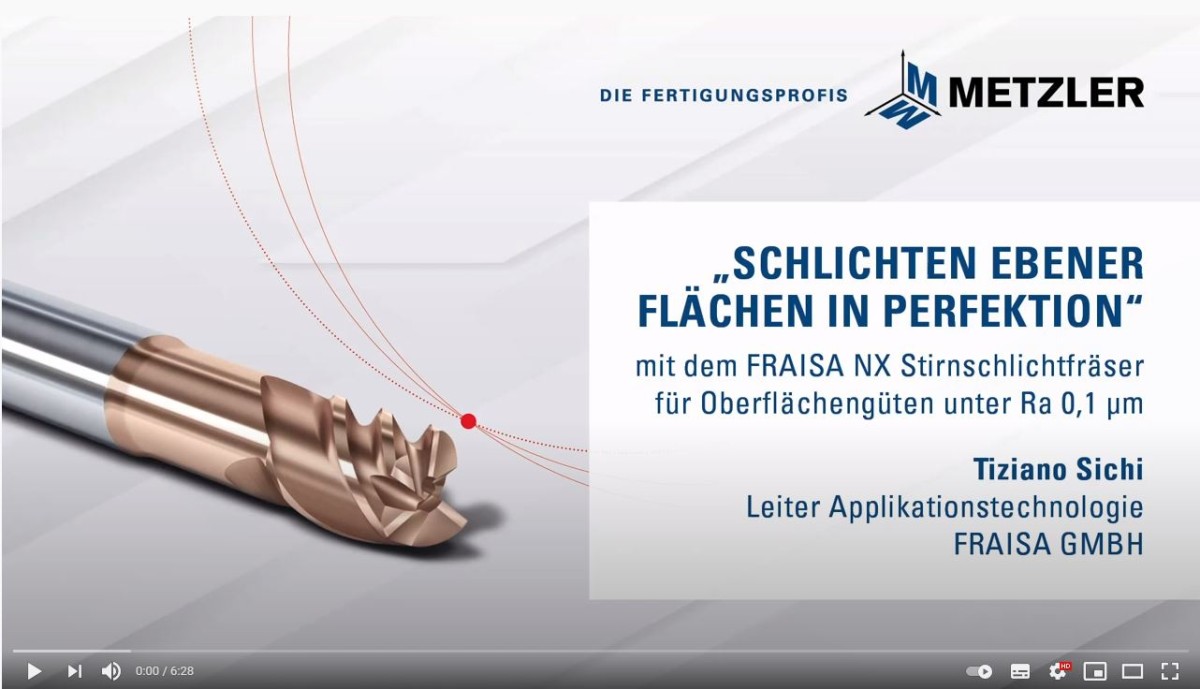 Video NX Stirnschlichtfräser