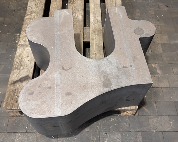 Unbearbeitetes Bauteil