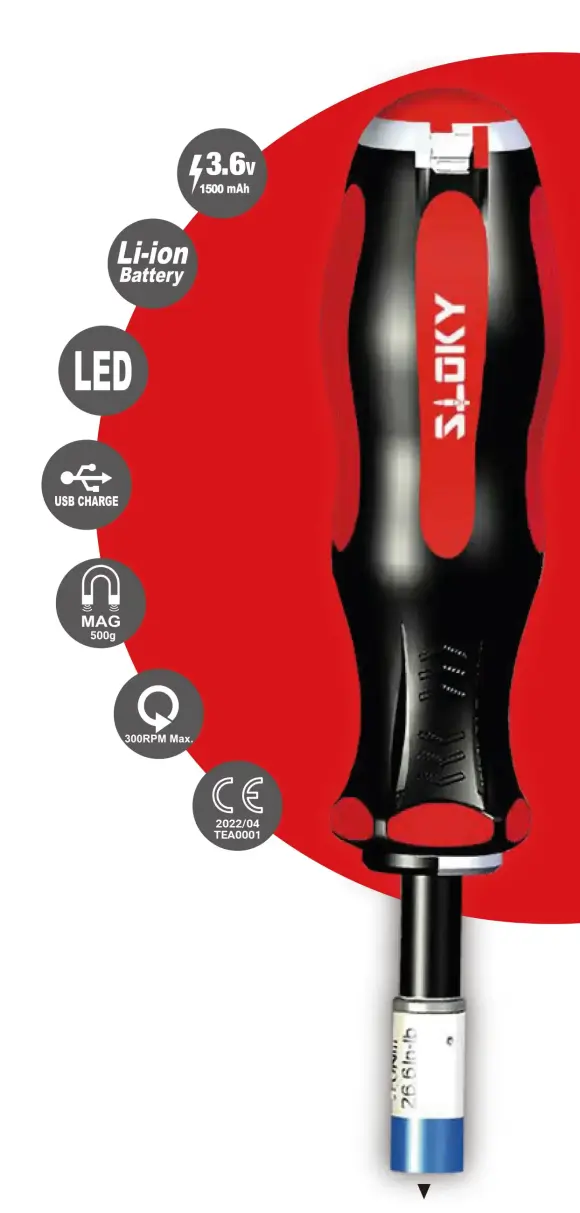 SLOKY QuickE Schraubendreher elektrisch