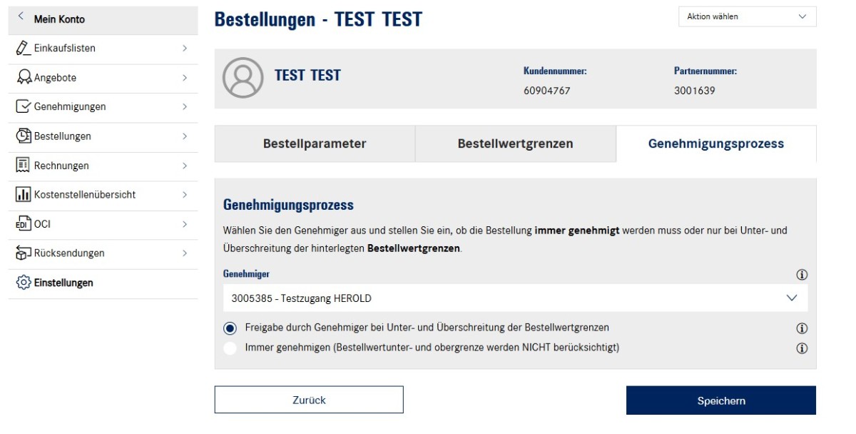 Genehmigungsworkflow