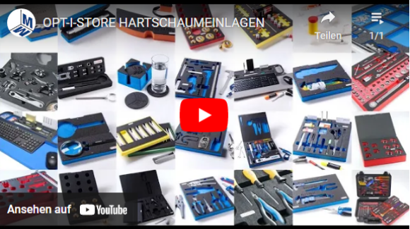 OPT-I-STORE Onlineshop | OPT-I-STORE® Hartschaumeinlagen