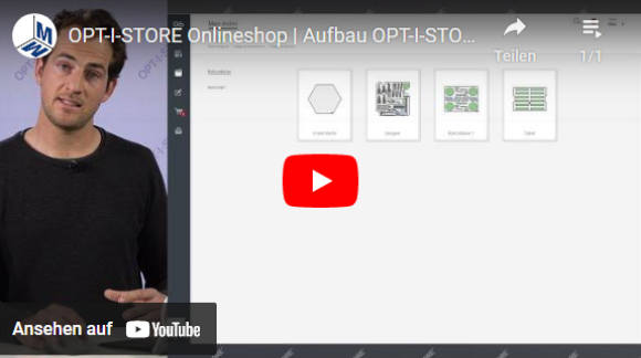 OPT-I-STORE Onlineshop | Aufbau OPT-I-STORE® Web