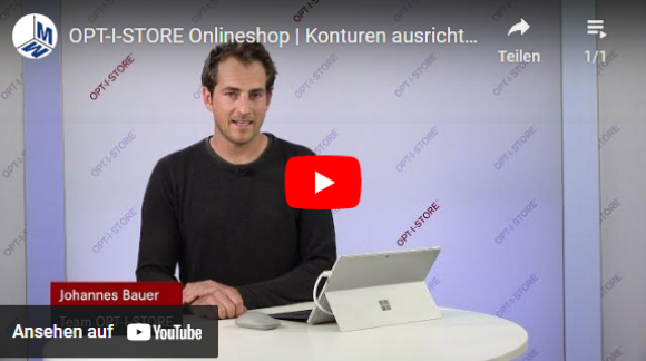 OPT-I-STORE Onlineshop | Konturen ausrichten und anordnen