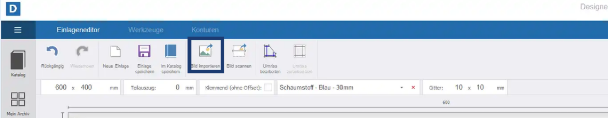 Vereinfachter Bildimport
